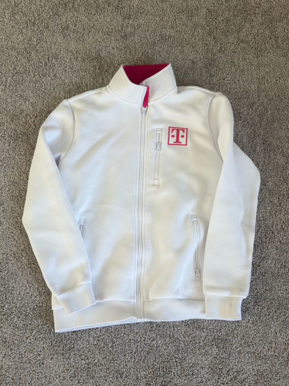 White Zip-Up Jacket